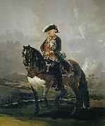 Carlos IV a caballo, Francisco de Goya